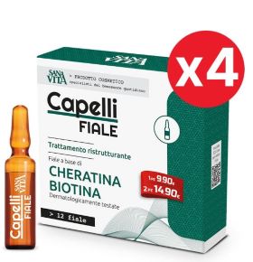 Paladin Pharma Sanavita Capelli 12 Fiale 4X